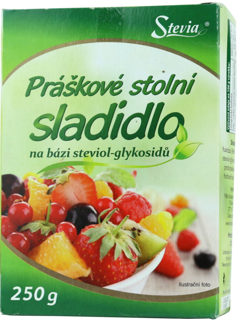 Fan sladidlo Stevia sypká 250 g od 65 Kč - Heureka.cz