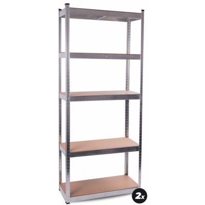 Aga 2x MR4601 174 x 75 x 30 cm 5 polic stříbrný – Zboží Dáma