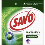 Savo Universal bez chloru prací prášek na barevné i bílé prádlo 20 PD 1,4 kg – HobbyKompas.cz