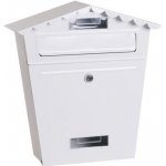 Poštovní schránka se stříškou 29x36x10.5cm - bílá – Hledejceny.cz