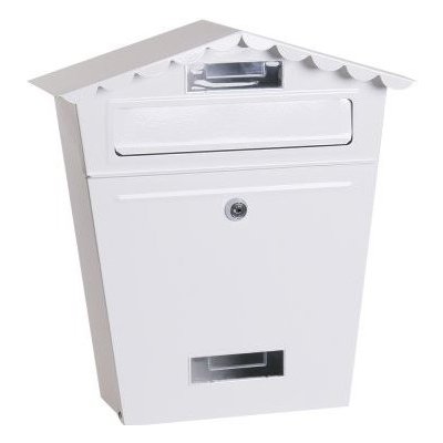 Poštovní schránka se stříškou 29x36x10.5cm - bílá – Hledejceny.cz