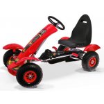 Mamido šlapací motokára Gokart s nafukovacími koly červená – Zboží Mobilmania