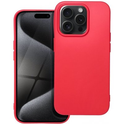 Pouzdro Soft Color Case Apple iPhone 15 PRO červené – Zboží Mobilmania