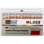 DiaDent Gutaperčové Čepy ML.029 02Taper ISO45 120 ks – Hledejceny.cz
