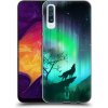 Pouzdro a kryt na mobilní telefon Samsung Pouzdro Head Case Samsung Galaxy A50 / A30s POLÁRNÍ ZÁŘE VLK