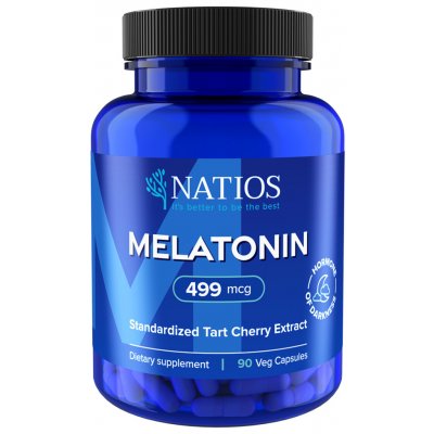 NATIOS Melatonin, 499 mcg, 90 veganských kapslí – Hledejceny.cz