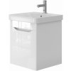 Koupelnový nábytek Kingsbath Livorno White 50 koupelnová skříňka s umyvadlem