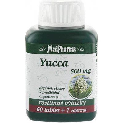 MedPharma Yucca 500 mg 67 tablet – Zbozi.Blesk.cz
