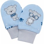Esito Kojenecké rukavice Teddy bears modrá