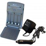 EMOS Nabíječka baterií pro 2-4x AA/AAA Ni-MH/Ni-Cd s autoadaptérem MW 8188 – Zboží Živě