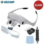 VELAMP Brýle s osvětlením, lupou a dioptriemi - LE035 – Zboží Mobilmania