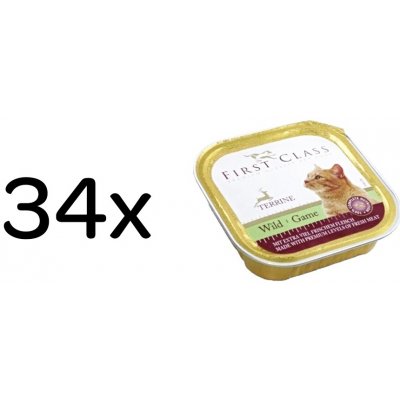 First Class Zvěřinová paštika 34 x 100 g – Sleviste.cz