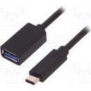 Qoltec 50486 USB 3.1 type C Male, USB 3.0 A feMale, 0,5m