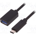 Qoltec 50486 USB 3.1 type C Male, USB 3.0 A feMale, 0,5m – Hledejceny.cz