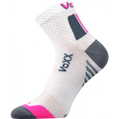 Voxx KRYPTOX sportovní ponožky bílá růžová – Zboží Mobilmania