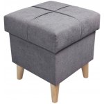 Well Done Čalouněný taburet s úložným prostorem Dream 1 barva antracitová – Hledejceny.cz