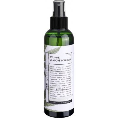 CBD APOTHECARY Stabilizační bylinné vlasové tonikum S KONOPNÝM EXTRAKTEM 200 ml – Hledejceny.cz