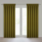 EUROFIRANY ZÁVĚS NA PÁSCE OLENA 140X270 CM TMAVĚ OLIVOVÝ – Hledejceny.cz