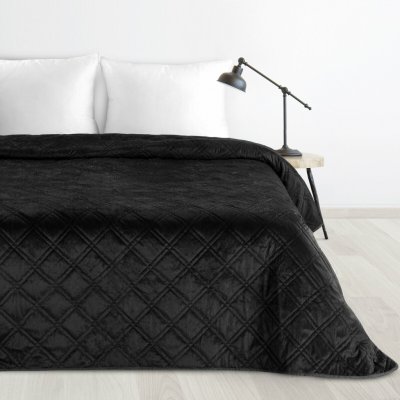 Design 91 PŘEHOZ NA POSTEL LUIZ8 220X240 CM ČERNÝ – Zboží Dáma
