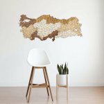 Turecko dřevěná mapa 150 x 64,5 cm – Sleviste.cz