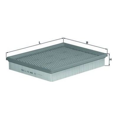 Vzduchový filtr MAHLE LX 1758 – Hledejceny.cz