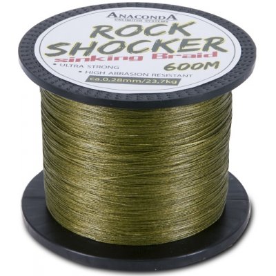 Saenger Anaconda šňůra Rockshocker 600m 0,30mm – Zboží Mobilmania