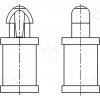 Hmoždinka natloukací DREMEC 8G809V40203 Rozpěrka PCB; polyamid 66; Dl: 6,4mm; zacvaknutí; přírodní; 8G809