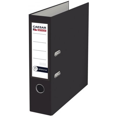 Smartline Pořadač A4 75 mm páka poloplastový, černý – Sleviste.cz