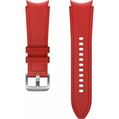 Samsung Galaxy Watch4 20mm Hybrid Leather Band M/L red ET-SHR89LREGEU – Zboží Mobilmania