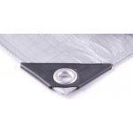 Levior 25260 PE plachta PROFI 140g/m² 6x10m /stříbrná – Zboží Dáma