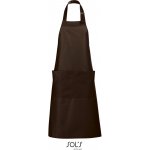 SOL's Collection Zástěra Gala s laclem COT25801014099-chocolate Čokoládová – Hledejceny.cz