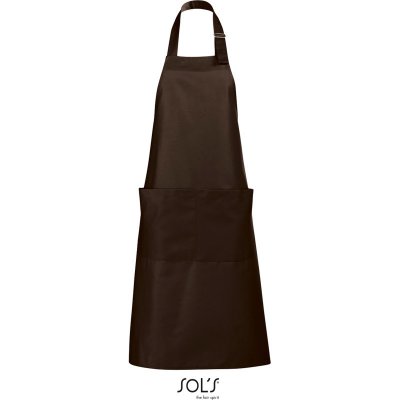 SOL's Collection Zástěra Gala s laclem COT25801014099-chocolate Čokoládová – Hledejceny.cz