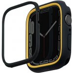 UNIQ Moduo case for Apple Watch Series 4/5/6/7/8 / SE 40 / 41mm midnight-mustard UNIQ-41MM-MDBLKMUS – Hledejceny.cz