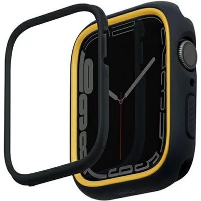 UNIQ Moduo case for Apple Watch Series 4/5/6/7/8 / SE 40 / 41mm midnight-mustard UNIQ-41MM-MDBLKMUS – Hledejceny.cz