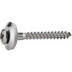 Klempířský nerezový vrut s nerezovou podložkou 40 x 4,5 mm – Hledejceny.cz