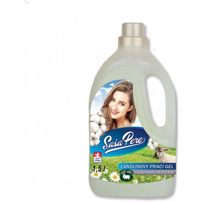 Ovčí věci Lanolinový prací gel s bavlníkovým olejem 1,5 l – Zboží Dáma