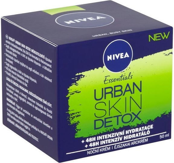 Nivea Essentials Urban Skin Detox noční pleťový krém 50 ml od 150 Kč -  Heureka.cz
