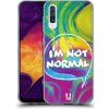 Pouzdro a kryt na mobilní telefon Samsung Pouzdro Head Case Samsung Galaxy A50 / A30s HOLOGRAF I'M NOT NORMAL