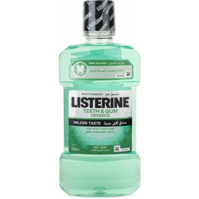 Listerine Teeth & Gum Defence ústní voda pro ochranu zubů a dásní 500 ml – Hledejceny.cz