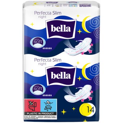 Bella Perfecta Slim Night Extra Soft hygienické vložky 14 ks – Zboží Dáma