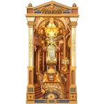 RoboTime 3D skládačka Zarážka na knihy Miniatura domečku Knihovna divů – Zboží Dáma