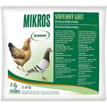 Mikros VPC vápenný grit 3 kg