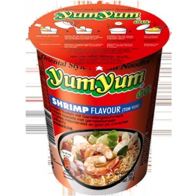 YumYum Instantní nudlová polévka s krevetovou příchutí 70 g v kelímku – Hledejceny.cz