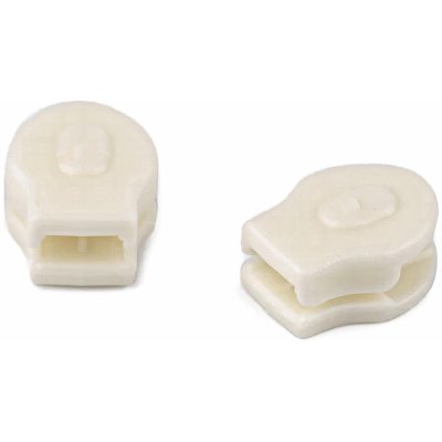 Jezdec ke spirálovému zipu POL 3 mm, 090690 krémový, plastový, bez aretace / bez táhla – Zboží Mobilmania