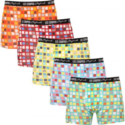 Lee Cooper pánské boxerky LCU3200700G 1763124 vícebarevné 5 pack