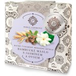 Perlé Cosmetic Natural bambucké máslo s jasmínem a ovsem ručně vyráběné přírodní mýdlo 115 g – Hledejceny.cz