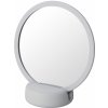 Kosmetické zrcátko Blomus Sono stolní kosmetické zrcadlo světle šedá