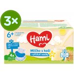Hami Mlíčko s kaší s příchutí vanilky 4 x 250ml – Zboží Dáma