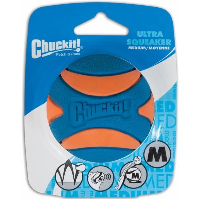 Chuck it! Ultra Squeaker Ball pískací Medium 6,5 cm – Zboží Mobilmania