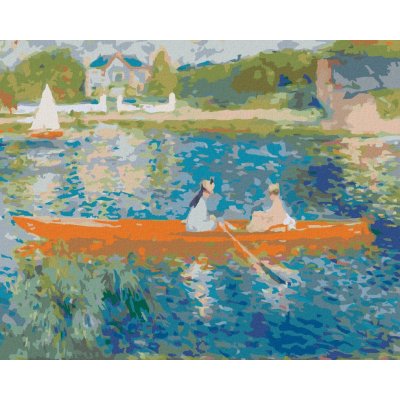 Diamondi Diamantové malování VYJÍŽĎKA PO SEINĚ PIERRE-AUGUSTE RENOIR 40 x 50 cm vypnuté plátno na rám – Hledejceny.cz